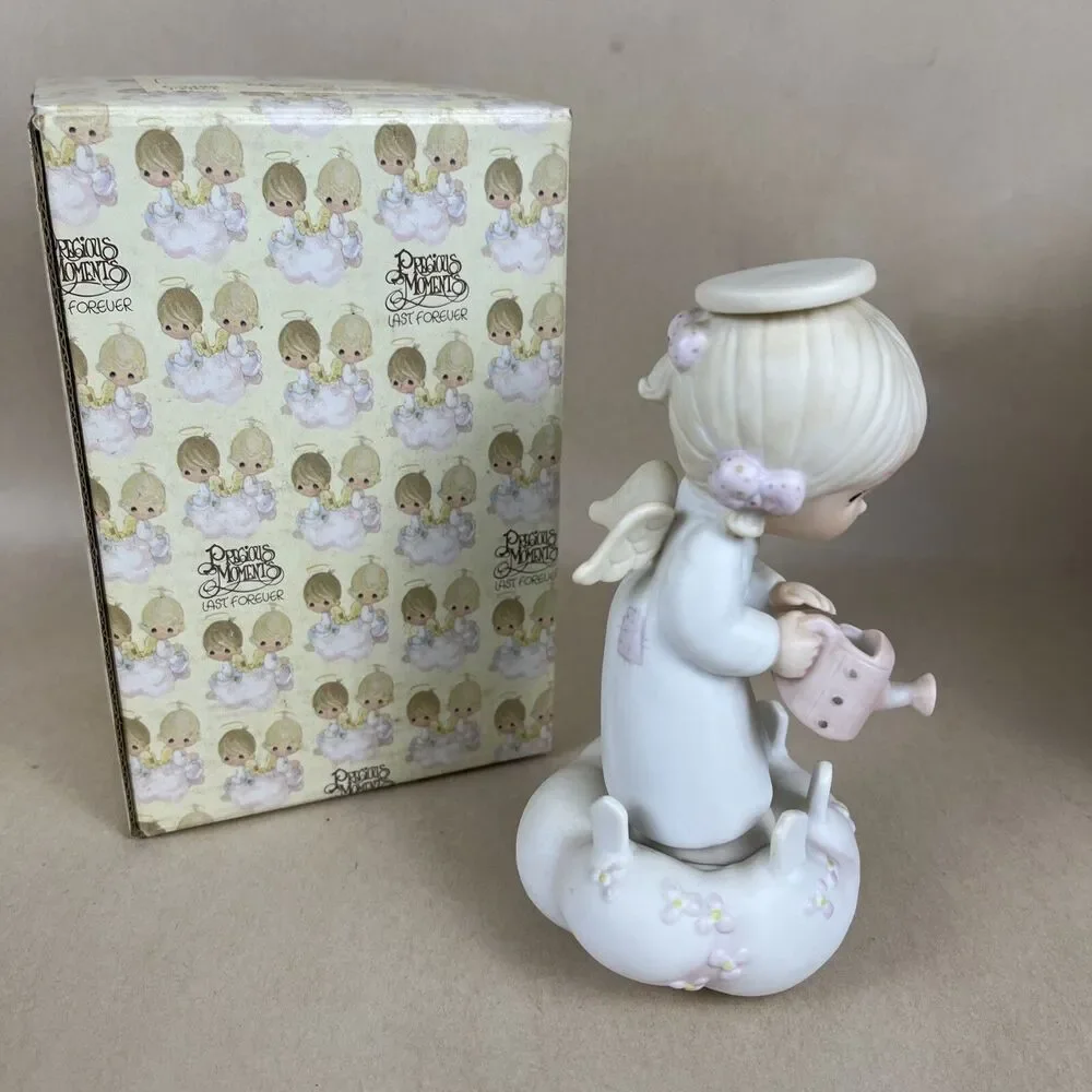 Precious Moments Sending You A Rainbow E-9288 Enesco 1982 Gift For Loss Of Loved